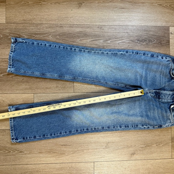 We The Free Denim Blue Straight Leg Jeans - Picture 8 of 10